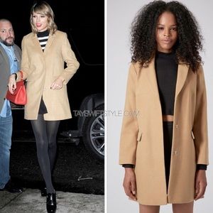 Topshop Slim Pocket Detail Coat